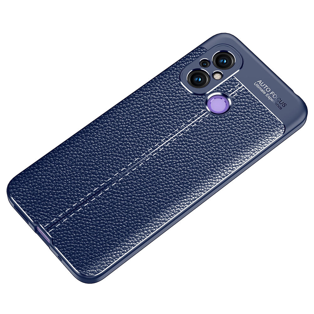 Slim TPU Phone Cover For Xiaomi Redmi 12C 4G Litchi Texture Anti-Scratch Shockproof Phone Case Slim TPU Phone Cover For Xiaomi Redmi 12C 4G Litchi Texture Anti-Scratch Shockproof Phone Case